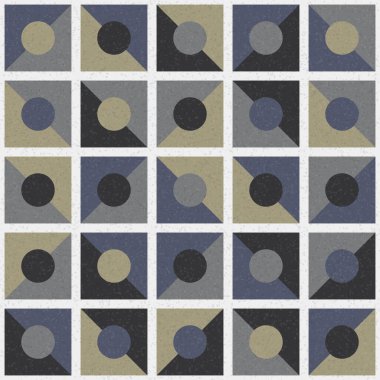 Soyut Geometrik Desen üretken hesaplama sanatı çizimi