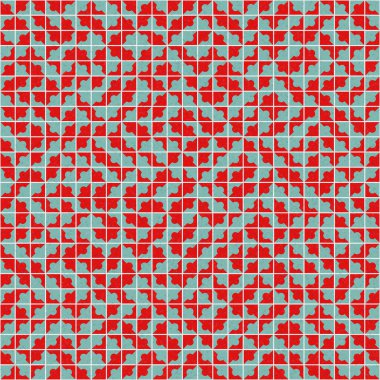 Soyut Geometrik Desen üretken hesaplama sanatı çizimi