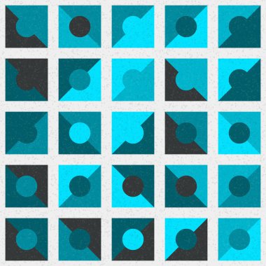 Soyut Geometrik Desen üretken hesaplama sanatı çizimi