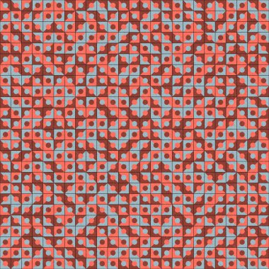 Soyut Geometrik Desen üretken hesaplama sanatı çizimi