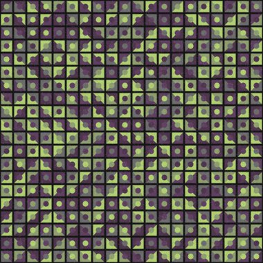 Soyut Geometrik Desen üretken hesaplama sanatı çizimi