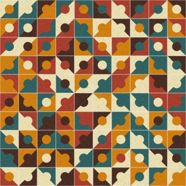 Soyut Geometrik Desen üretken hesaplama sanatı çizimi