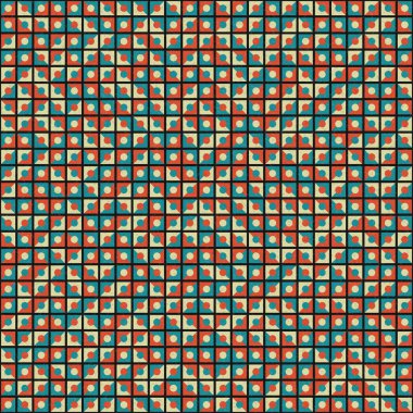 Soyut Geometrik Desen üretken hesaplama sanatı çizimi