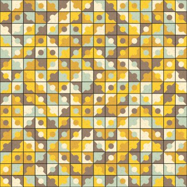 Soyut Geometrik Desen üretken hesaplama sanatı çizimi