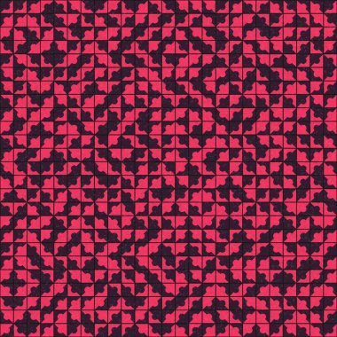 Soyut Geometrik Desen üretken hesaplama sanatı çizimi