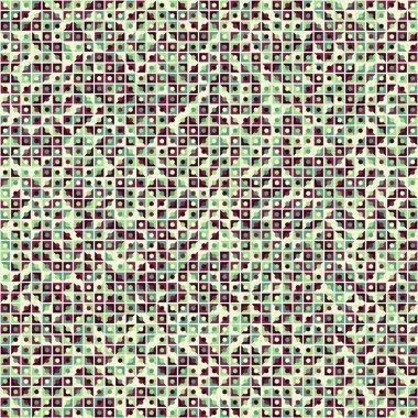 Soyut Geometrik Desen üretken hesaplama sanatı çizimi