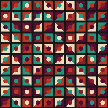 Soyut Geometrik Desen üretken hesaplama sanatı çizimi