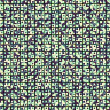 Soyut Geometrik Desen üretken hesaplama sanatı çizimi