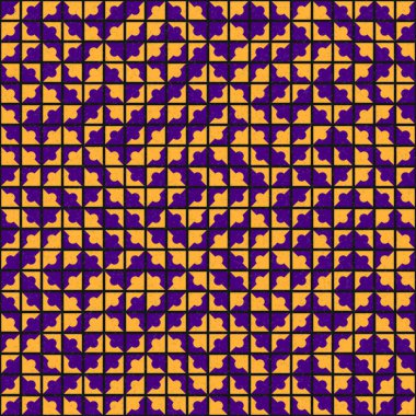 Soyut Geometrik Desen üretken hesaplama sanatı çizimi