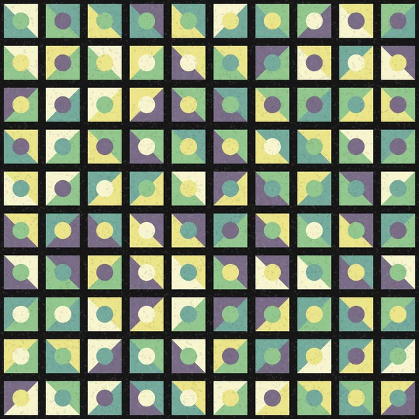 Abstrakte Geometrische Muster Generative Computergestützte Kunstillustration — Stockvektor