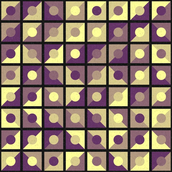 Abstrakcyjny Geometryczny Wzór Generatywna Sztuka Obliczeniowa Ilustracja — Wektor stockowy