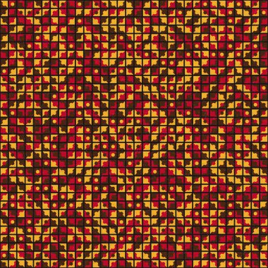 Soyut Geometrik Desen üretken hesaplama sanatı çizimi