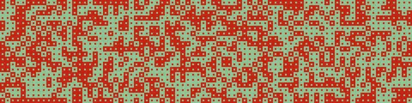 Resumo Ilustração Arte Computacional Gerativa Padrão Geométrico — Vetor de Stock