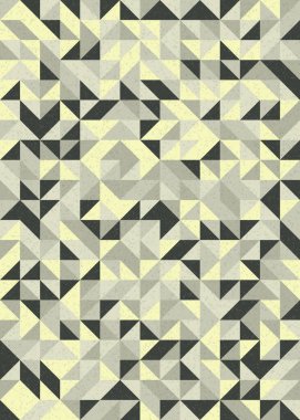 Soyut Geometrik Desen, üretken hesaplama sanatı çizimi