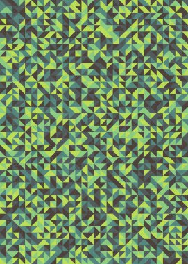 Soyut Geometrik Desen, üretken hesaplama sanatı çizimi