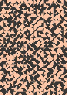 Soyut Geometrik Desen üretken hesaplama sanatı çizimi