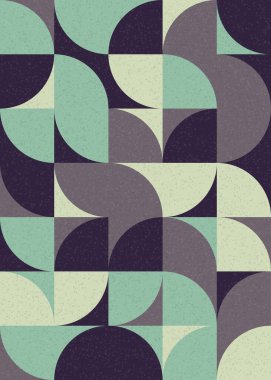 Soyut Geometrik Desen üretken hesaplama sanatı çizimi