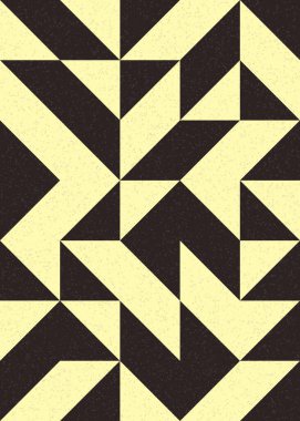 Soyut Geometrik Desen, üretken hesaplama sanatı çizimi