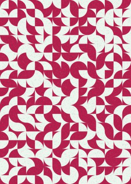 Soyut Geometrik Desen üretken hesaplama sanatı çizimi