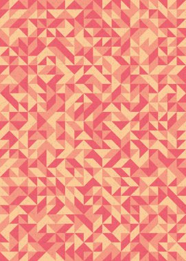 Soyut Geometrik Desen, üretken hesaplama sanatı çizimi