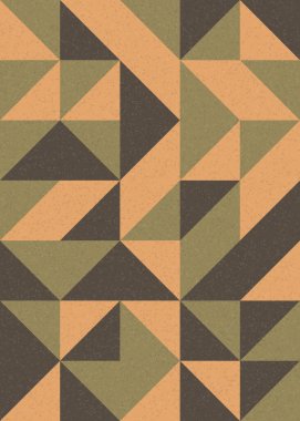 Soyut Geometrik Desen üretken hesaplama sanatı çizimi