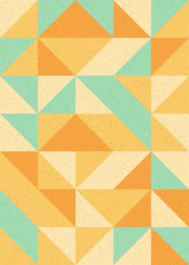 Soyut Geometrik Desen, üretken hesaplama sanatı çizimi