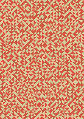 Soyut Geometrik Desen, üretken hesaplama sanatı çizimi