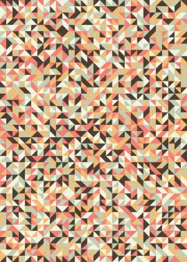 Soyut Geometrik Desen, üretken hesaplama sanatı çizimi