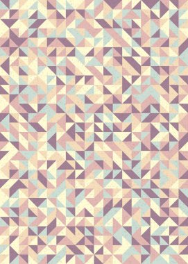 Soyut Geometrik Desen üretken hesaplama sanatı çizimi