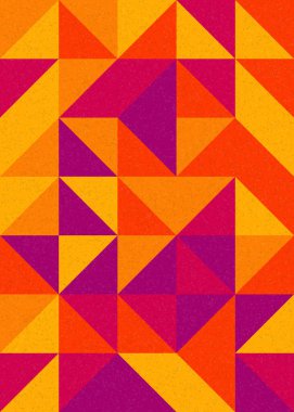 Soyut Geometrik Desen üretken hesaplama sanatı çizimi