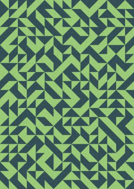 Soyut Geometrik Desen üretken hesaplama sanatı çizimi