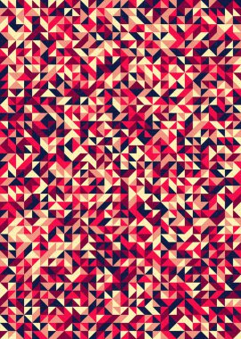 Soyut Geometrik Desen, üretken hesaplama sanatı çizimi