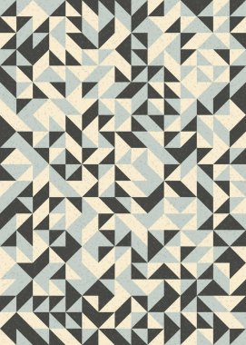 Soyut Geometrik Desen üretken hesaplama sanatı çizimi