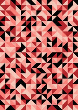 Soyut Geometrik Desen üretken hesaplama sanatı çizimi