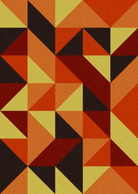 Soyut Geometrik Desen, üretken hesaplama sanatı çizimi