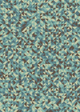 Soyut Geometrik Desen üretken hesaplama sanatı çizimi