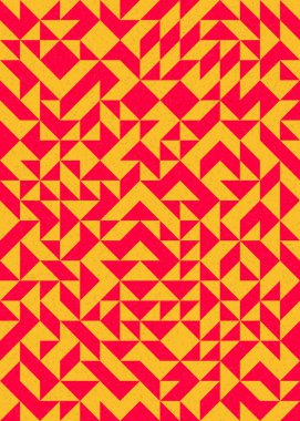 Soyut Geometrik Desen üretken hesaplama sanatı çizimi