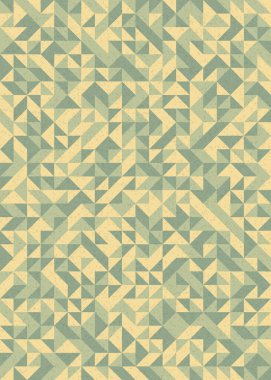 Soyut Geometrik Desen, üretken hesaplama sanatı çizimi