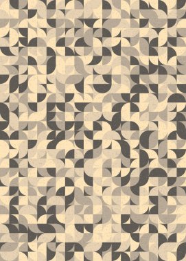 Soyut Geometrik Desen üretken hesaplama sanatı çizimi