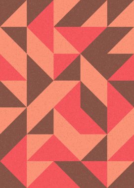 Soyut Geometrik Desen üretken hesaplama sanatı çizimi