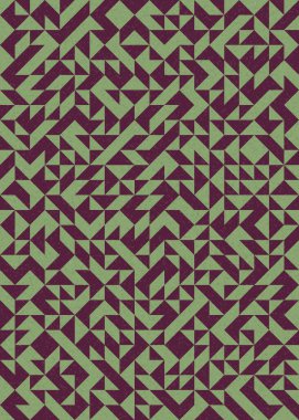 Soyut Geometrik Desen üretken hesaplama sanatı çizimi