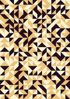 Soyut Geometrik Desen üretken hesaplama sanatı çizimi