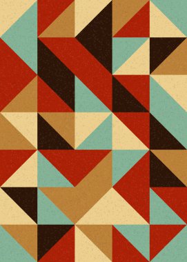 Soyut Geometrik Desen üretken hesaplama sanatı çizimi