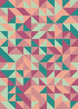 Soyut Geometrik Desen üretken hesaplama sanatı çizimi