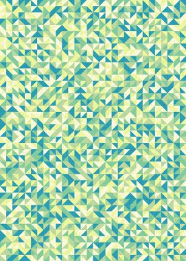 Soyut Geometrik Desen, üretken hesaplama sanatı çizimi