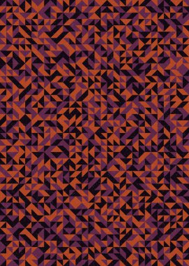 Soyut Geometrik Desen, üretken hesaplama sanatı çizimi