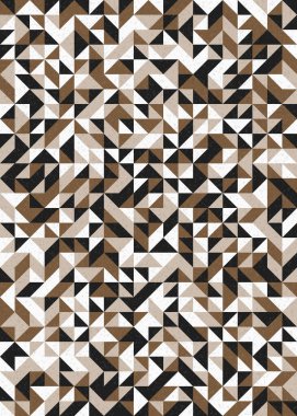 Soyut Geometrik Desen, üretken hesaplama sanatı çizimi