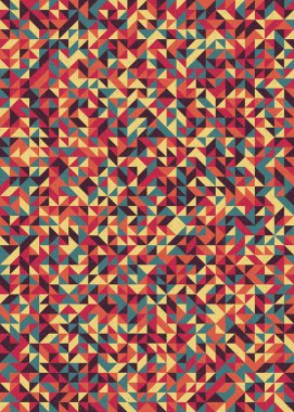 Soyut Geometrik Desen üretken hesaplama sanatı çizimi