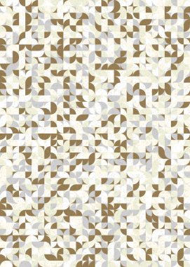 Soyut Geometrik Desen üretken hesaplama sanatı çizimi