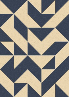 Soyut Geometrik Desen, üretken hesaplama sanatı çizimi